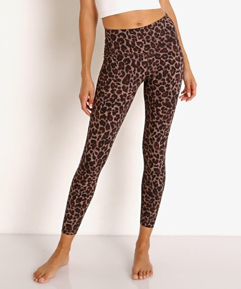 Varley Luna Lolux High Rise Legging Tort Leopard Print XS